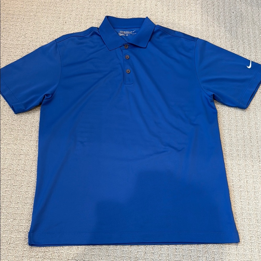Nike Blue Performance Polo Shirt